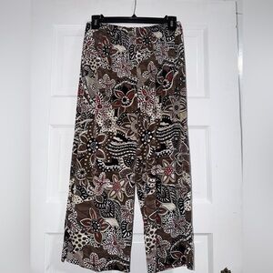 Chico's Multicolor Abstract Print Pants